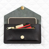 Black Leather Belt Bag