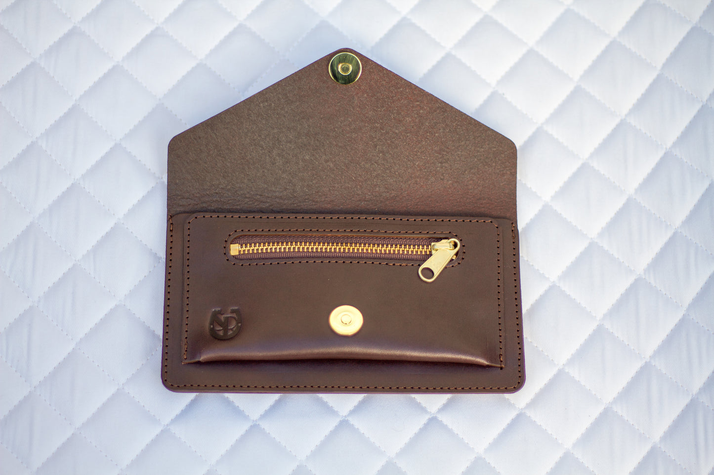 Brown Leather Belt Bag – Equestrian Phone Holder for Riding & Everyday Wear