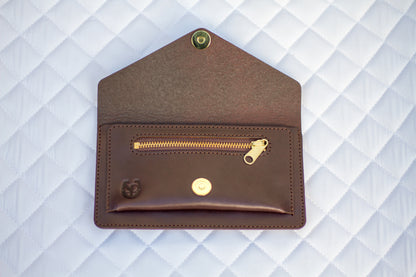 Brown Leather Belt Bag – Equestrian Phone Holder for Riding & Everyday Wear