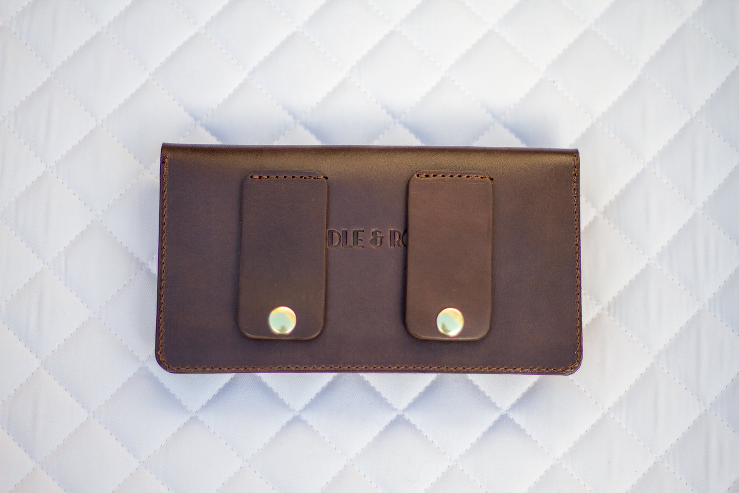Brown Leather Belt Bag – Equestrian Phone Holder for Riding & Everyday Wear