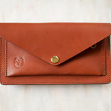 Sac ceinture en cuir rouille – Support de téléphone pour l'équitation et le quotidien