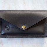Sac banane en cuir noir – Support de téléphone pour l'équitation et le quotidien