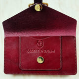 Burgundy Leather Belt Bag