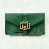 Green Leather Belt Bag