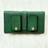 Green Leather Belt Bag