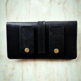 Black Leather Belt Bag