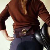 Brown Leather Belt Bag