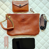 The Harness Wristlet - Brown