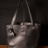 Black Leather Tote