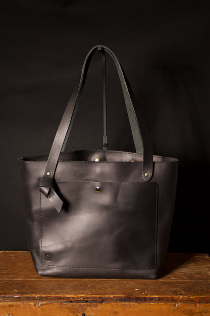 Black Leather Tote