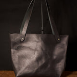 Black Leather Tote