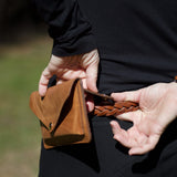 Tan Leather Belt Bag