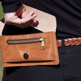 Tan Leather Belt Bag
